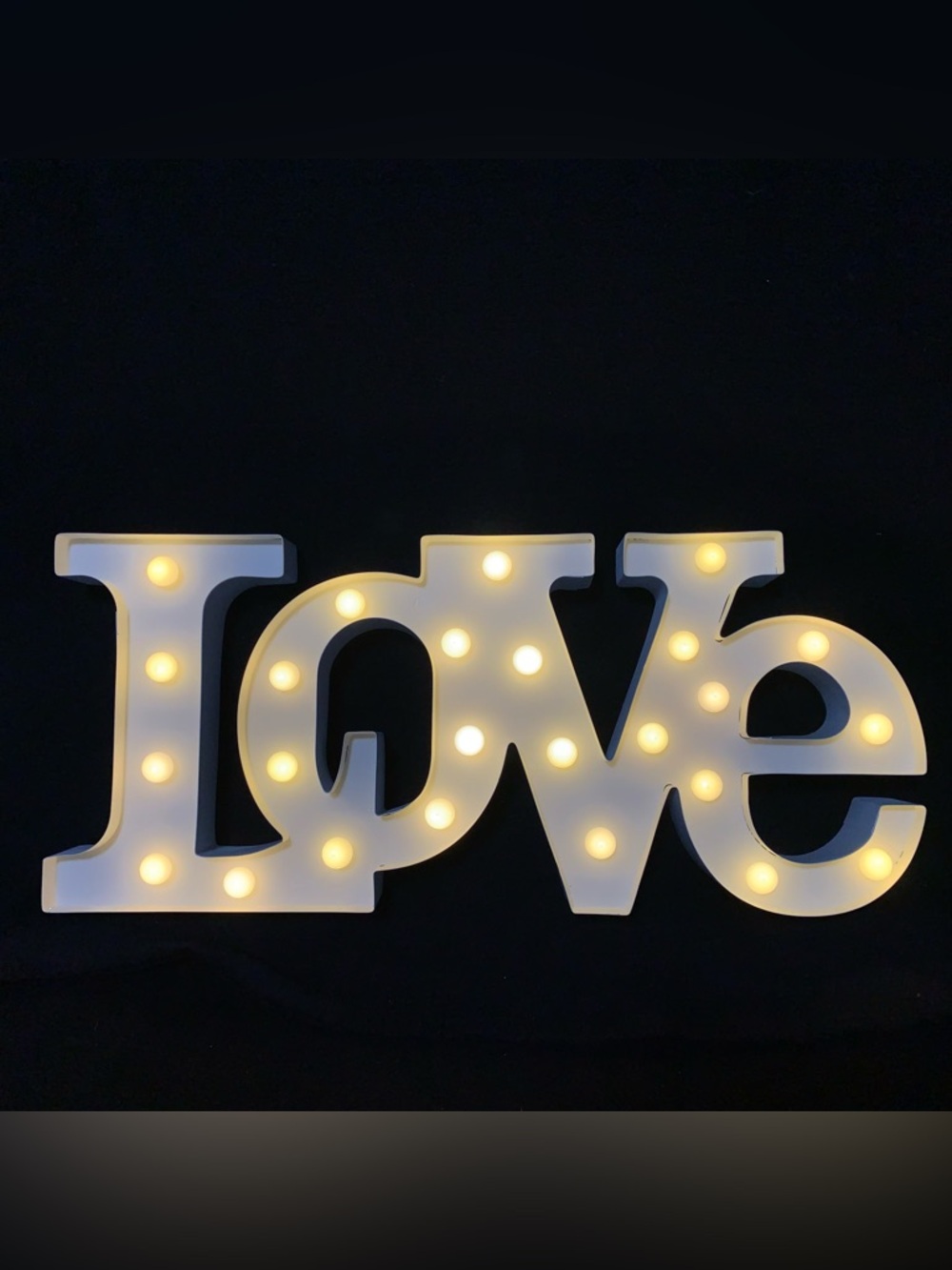 ❤️LOVE Light-Up Hobby Lobby Marquee Wall Décor Sign – NEW | Includes Batteries